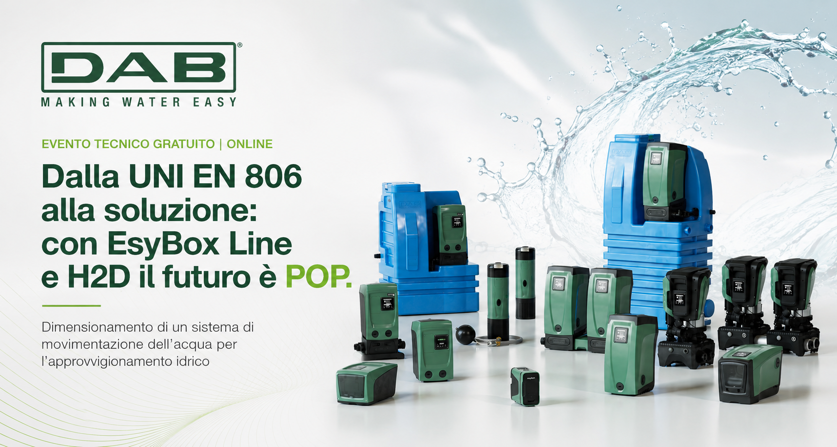 Evento online DAB - Dalla UNI EN 806 alla soluzione