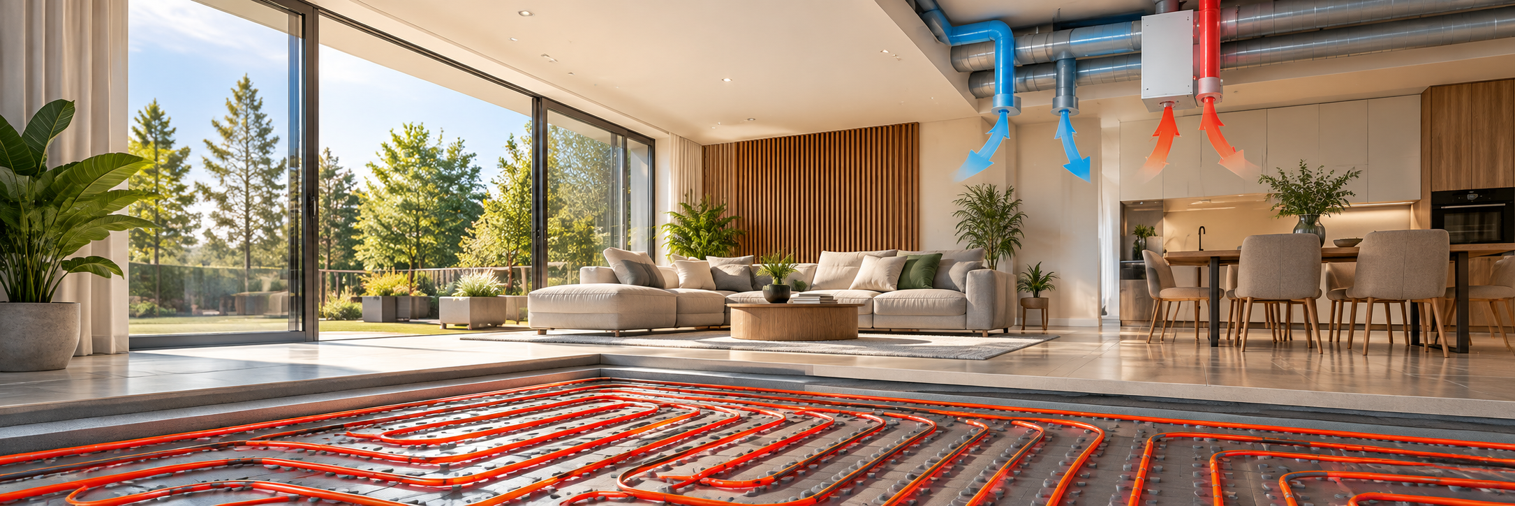 Sistemi radianti e ventilazione meccanica negli ambienti residenziali